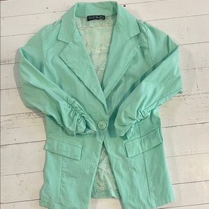 Mint Green Blazer